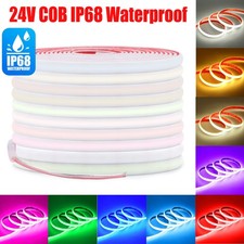 IP68 Waterproof COB LED Strip 320Leds/M DC 24V Flexible Car Boat Rope Light Tape picture