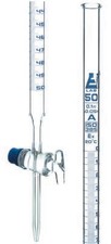 Class A 50mL Borosilicate Burette - 0.1mL Graduations - 0.05mL Tolerance - picture