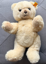 Vtg Steiff  Teddy Bear 10 1/2” Fully Jointed 0235/28 West Germany Brass Ear Tag picture