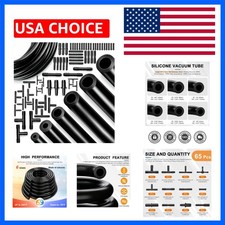 71Pcs Vacuum Line Kit, 6Pcs 5Ft Vacuum Hose Automotive With Vacuum Line Conne... picture