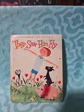 They Saw Him Fly - Whitman Tiny-Tot Tale children's book picture