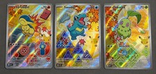 Pokemon First Partner Series 2 Johto Chikorita 046 Cyndaquil 047 Totodile 048  picture