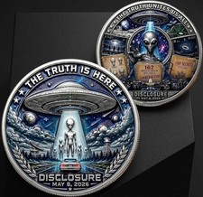 New UFO Disclosure 2026 Commemorative  Coin TB390 picture