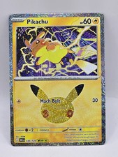 Pokémon TCG Pikachu 030/128 30th Anniversary 03/30 Holo picture