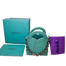 NWB TIFFANY & CO. Return to Tiffany Blue Leather Nano Bag Silver Hardware picture