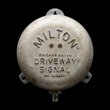 Vintage Milton 805 Driveway Signal Bell Gas Station Hose Bell Chicago picture