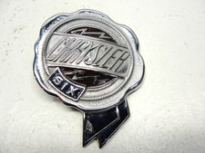 VINTAGE 1925 1926 1927 CHRYSLER SIX RADIATOR GRILLE BADGE picture