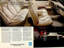 1980 Chrysler New Yorker Fifth Avenue Edition Two Page Print Ad H. E. Weiss picture