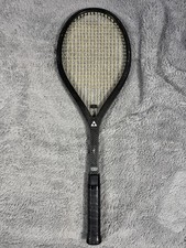 Vintage Fischer Power Glass Tennis Racquet 4 5/8 Grip Black Made Austria Adult picture