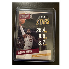 Panini 2017-18 Prestige LeBron James #1 Stat Stars Insert Cavaliers NBA picture