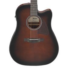 Used Ibanez AAD51CE Acoustic-Electric Guitar - Dark Violin Sunburst High Gloss picture