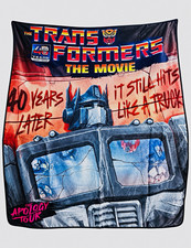 Transformers The Movie 40 Years Later The Apology Tour Blanket AMC Exclusive‼️ picture