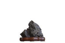 Chinese Natural Lingbi Mountain Scholar's Stone (Gongshi) Asian Desk decor picture