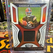 Panini 2025 Certified Shedeur Sanders NGJ Mirror #NGJ-SSS /499 picture