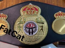 New WKA World Karate and Kick Boxing Wrestling Championship Belt Replica picture