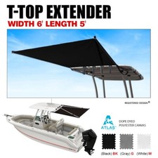 Oceansouth T-Top Extender Black / shaded area up to 5' / Width 6' x  Length 5' picture