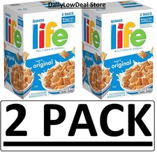 2 PACK - Quaker Life Multigrain Heart Healthy Cereal 62 oz (Total 124 oz) picture