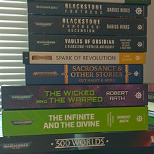 Warhammer 40k Booklot. Infinite&Divine Limited, Wicked And Warped New,500 worlds picture