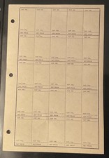 Vintage Stamp Approval Sheets - 100 Sheets picture