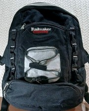Trailmaker Equipment Black Gray Backpack Bag Excellent Condition  picture