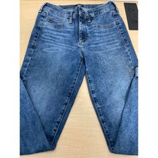 Gap Denim Womens Skinny Jeans Medium Wash Blue Stretch Size 27 Regular picture