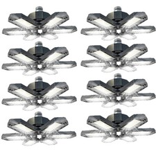 1-8PK 12000000LM LED Garage Light Bright Work Shop Ceiling Light Deformable Bulb picture