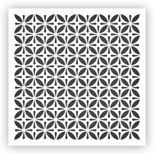 Pattern #27 Stencil - Choose a Size - Laser-Cut Reusable Plastic picture