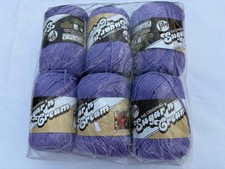 Lily Sugar'N Cream Hot Purple Yarn - 6 Pack of 70g/2.5oz - 6 Pack, picture