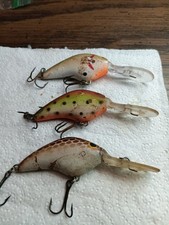 3PK Vintage Suddeth Little Earl Diving Crank Baits picture