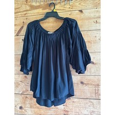 Sundance Sweet Serenade Peasant Top In Black picture