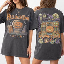 2-Side Halloweentown Est 1998 Shirt, Vintage Halloween Town Tee, Spooky Pumpkin picture