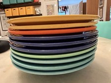 Ten Vintage Fiesta Ware Bowls (8.25 Inch Diameter) picture