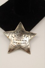 1987 Franklin Mint Silver (Chas F. Lambert) Commemorative Star Badge New Mexico picture