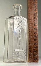 RARE KANSAS CITY MO LIGHTHOUSE MORTAR PESTLE MEDICINE DRUGSTORE BOTTLE HC ARNOLD picture