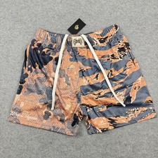 Darc Sport Patch Liam Mesh Shorts Mens Medium Orange Clash Camo Wolves New picture