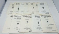 Lot of 12 Vintage South Carolina Geological Survey Geology Reports 1969-1981 B57 picture