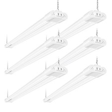 1-20Pack 4FT Linkable LED Shop Light for Garage, 5000lm, 42W Utility Light White picture