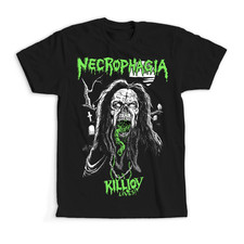 Collection Necrophagia Band Album Cotton Black T Shirt All Size JU731 picture