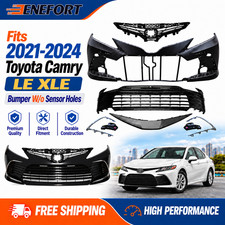 New Front Bumper Kit Primed Fits 2021 2022 2023 2024 Toyota Camry LE 521190X953 picture
