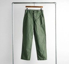 orslow US Army Fatigue Pants 01-5002-16 Green Cotton Military Cargo Japan NWT picture
