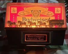 Vintage Budweiser Clydesdale World Champion Lighted Bar Sign picture