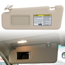 NEW for 2008-2013 Toyota Highlander Sun Visor driver side Beige picture