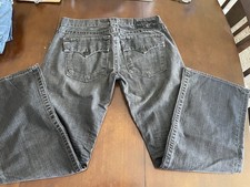 Vintage True Religion Jeans Billy Big T 38x34 Black Authentic RARE Y2K USA picture