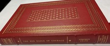 THE RED BADGE OF COURAGE. Vintage 1976 Franklin Library Limited Edition. Illustr picture