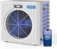 WARMBLU 27000BTU Above Ground Pool Heat Pump 110V Heater picture