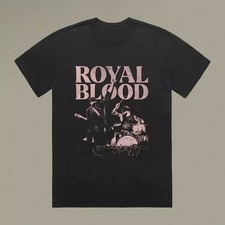 Vtg Royal Blood Band Live In Concert Unisex All Size Black Shirt picture
