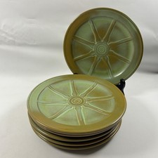 Frankoma Pottery Wagon Wheel Prairie Green 9