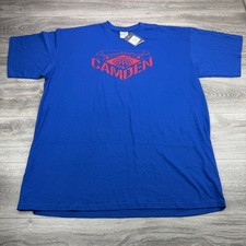 Nike Battlegrounds New Jersey T-Shirt Mens XXL Blue Basketball Ballers Y2K NWT picture