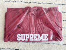 Supreme Shop Flag Half Zip Pullover ‘Dark Red/Tokyo’ — Size Large picture