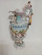 VOLKSTEDT Richard Eckert & Co. Antique Thuringian Repro Of Meissen 18th C Ewer picture